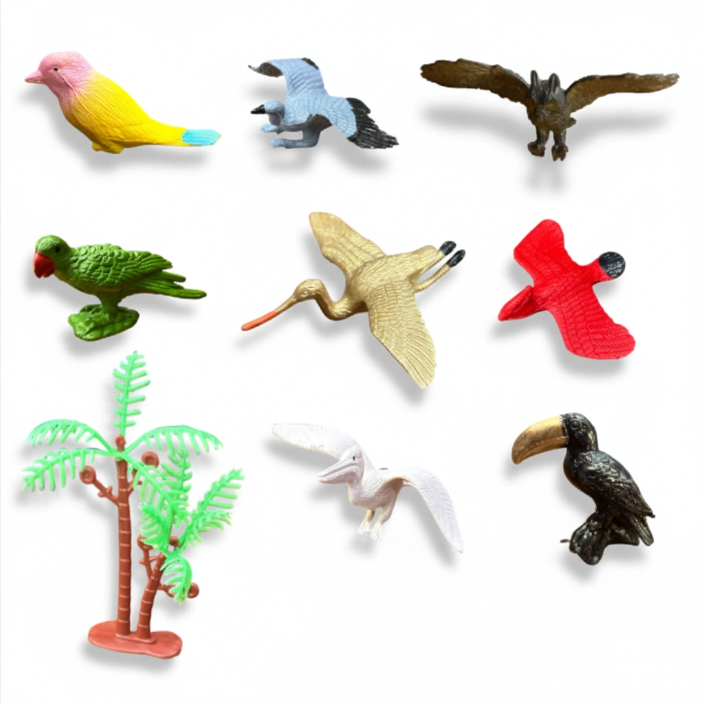 MT 8 pcs Small Bird Set for kids age(0-3Y)