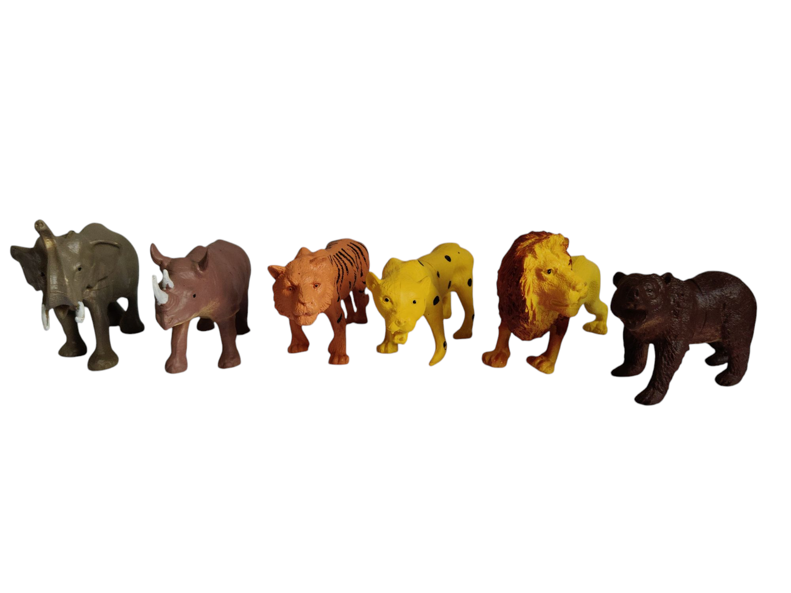MT 6pcs wild animals jumbo set(rubber) for kids age(0-3Y) - Image 3