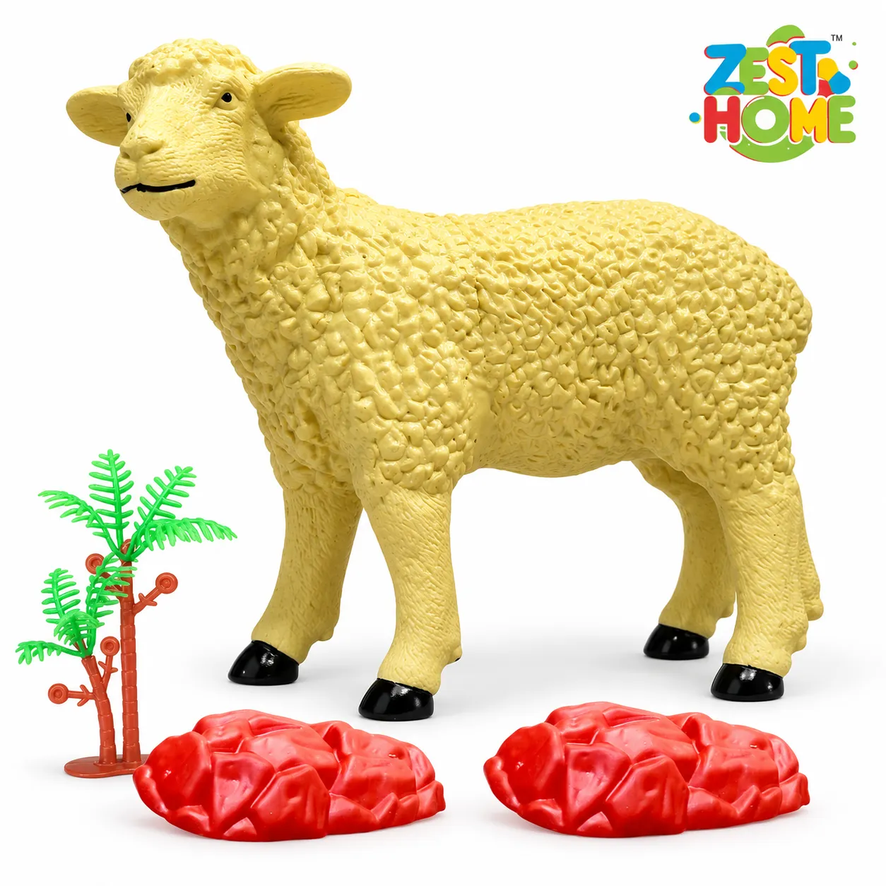 ZESTHOME Big Realistic Sheep Toy for Kids | Ages 3+